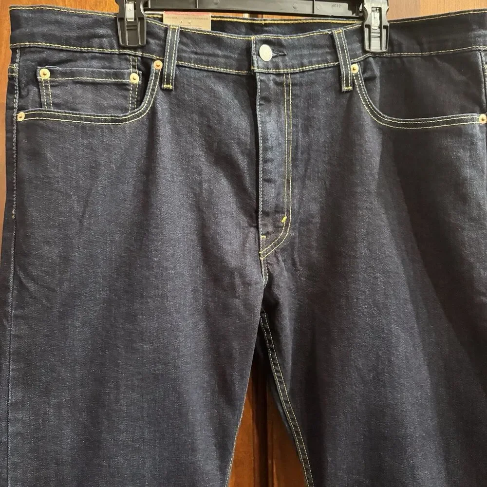 Levi’s 512 Men’s Slim Taper Jeans Dark Wash Stretch Denim 38x32 NWT